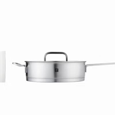 双立人 Zwilling Moment煎炒锅24cm+刀具（套装） T-CJJ683/66607-001-922 2件套