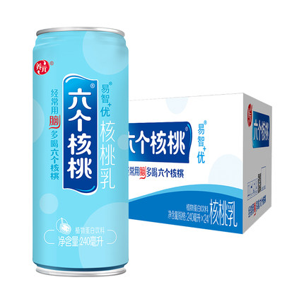 养元六个核桃核桃乳饮品 240ml*24罐