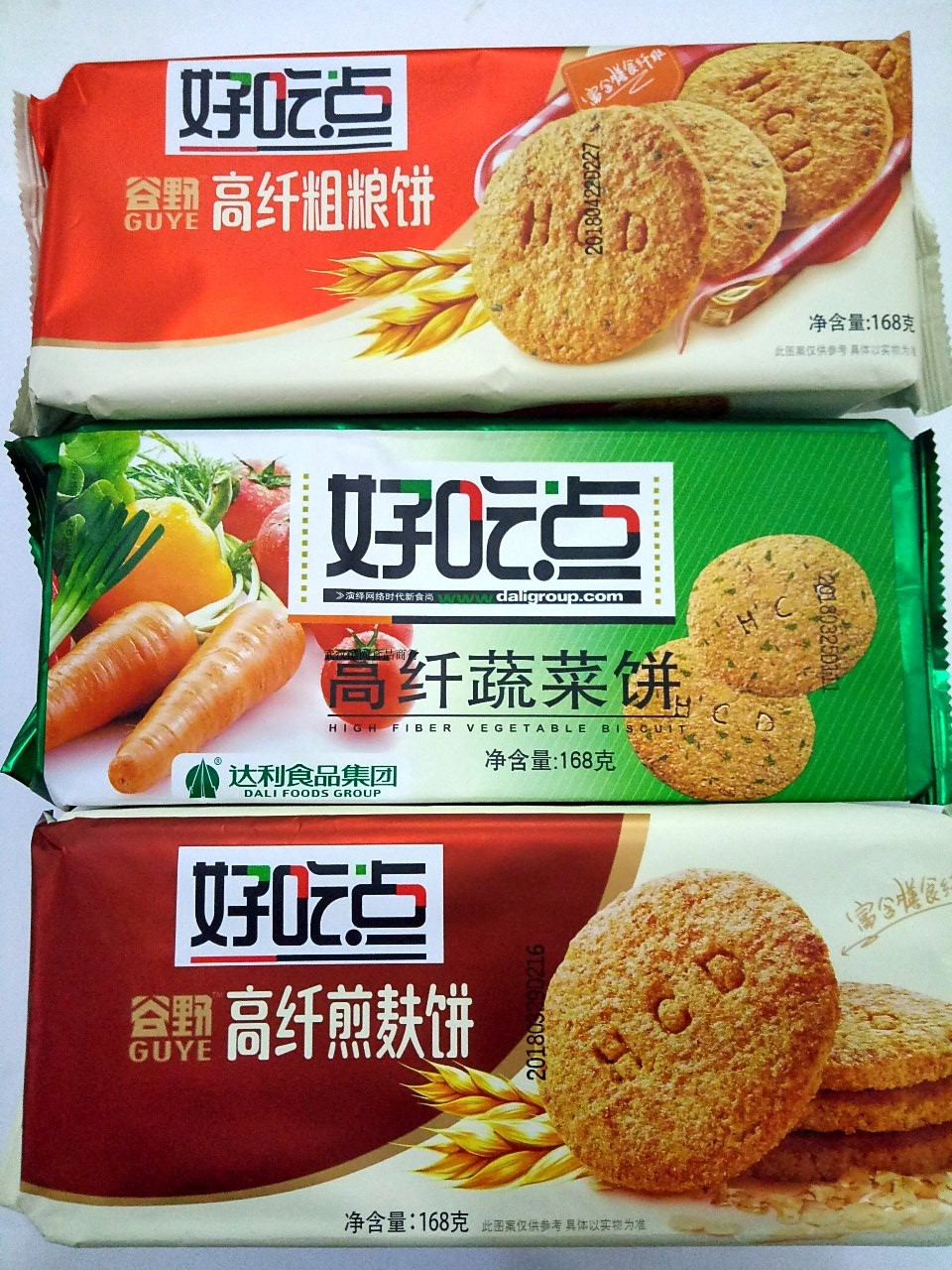 168g达利园好吃点高纤煎麸饼