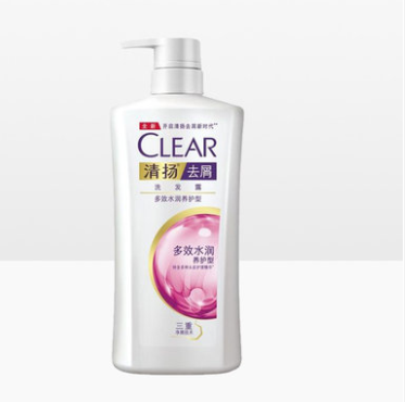 清扬去屑洗发露多效水润养护型白瓶CPT 650G