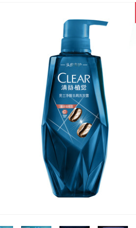 清扬植觉男士净醒去屑洗发露 380ML