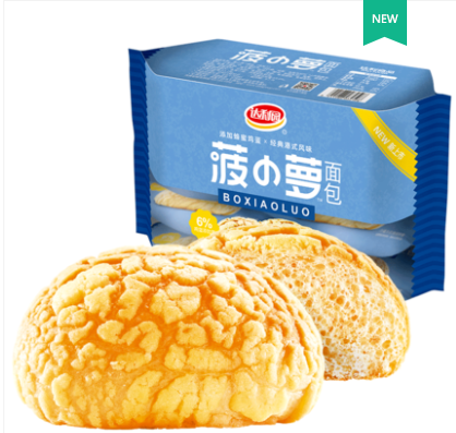 300g达利园克菠小萝面包 30克*10枚