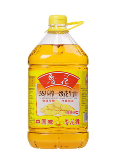 鲁花高油酸花生油（马口铁）5L