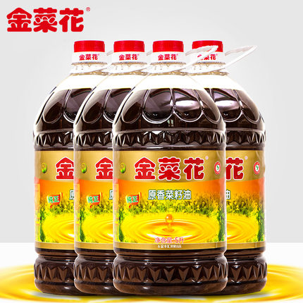 金菜花纯正原香菜籽油5L