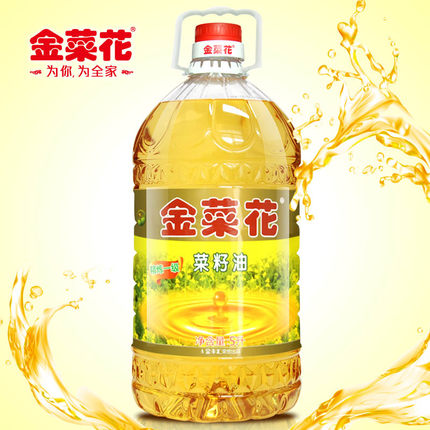 金菜花一级菜籽油5L