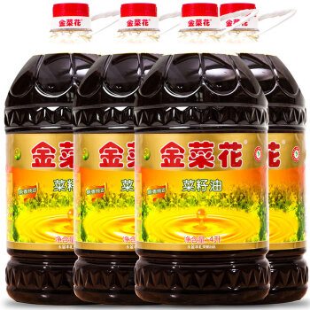 金菜花 原香纯正四级菜籽油4L