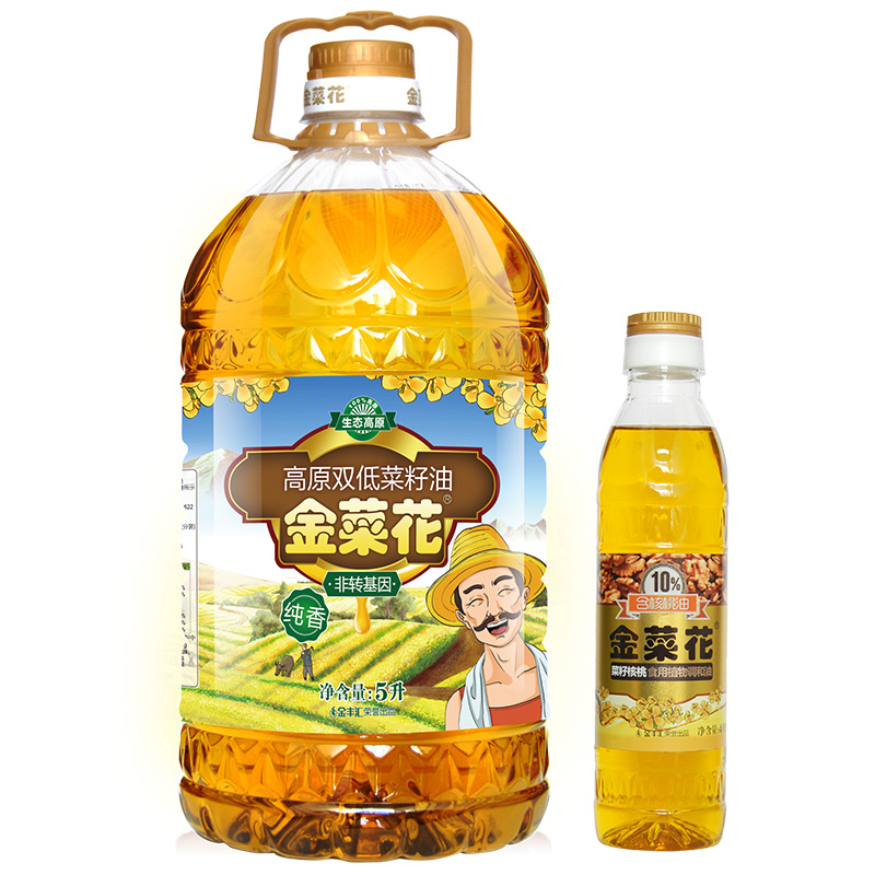金菜花高原双低纯香三级菜籽油
