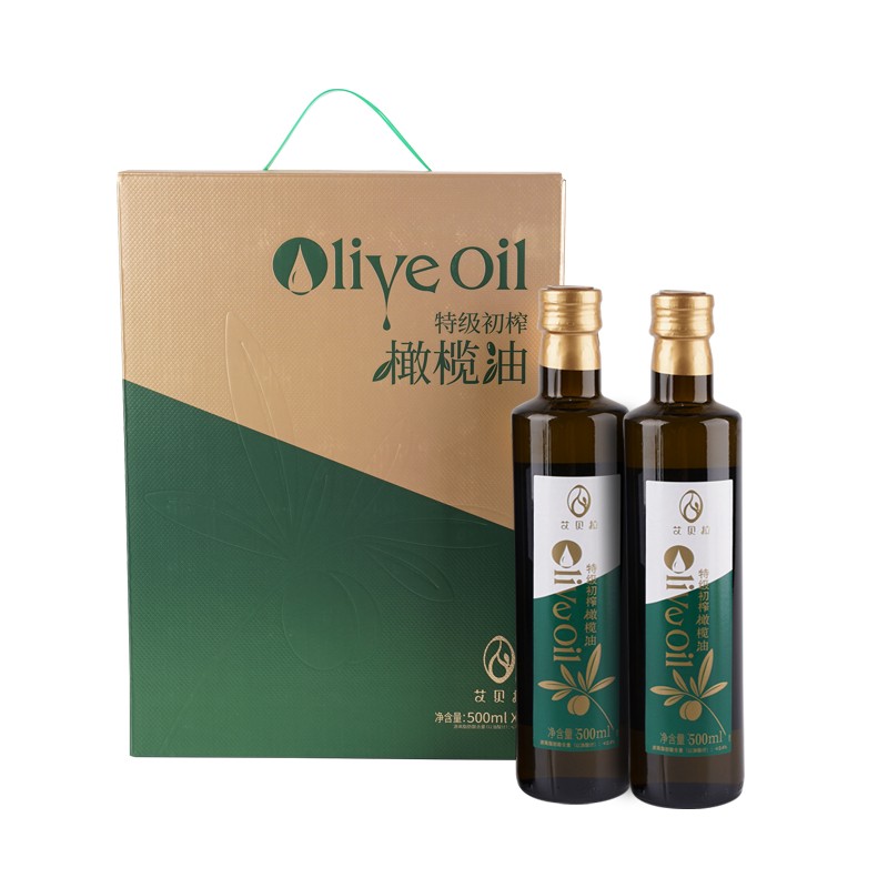 艾贝拉特级初榨橄榄油礼盒500ml*2