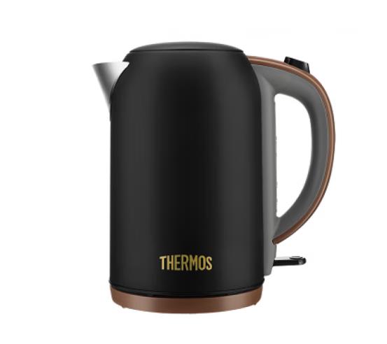 THERMOS/膳魔师 EHA-1329A电水壶不锈钢家用烧水壶带刻度自动断电 1.7L