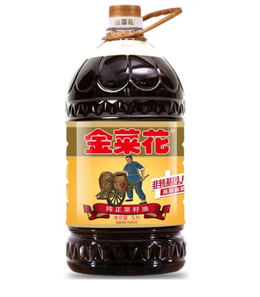 金菜花纯正菜籽油 2L