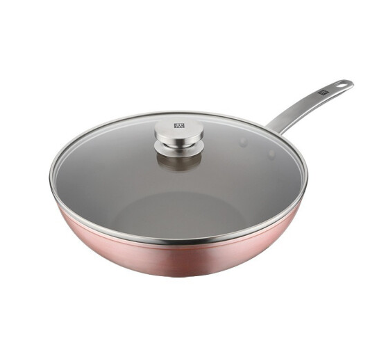 双立人ZW-EY105 ZWILLING Enjoy 30cm 中式炒锅（粉色）运输型包装 30cm