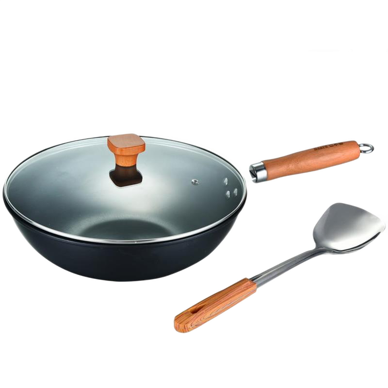 巴尔德玄铁居家生活二件套BC-017 精铁，直径32CM +钢铲