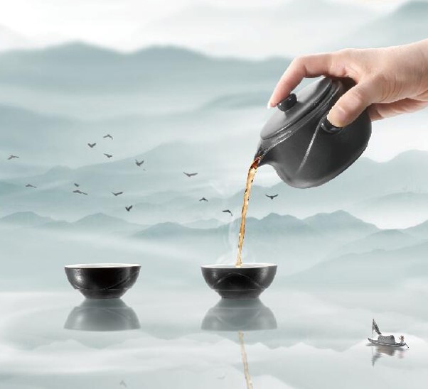 羽翼旅行茶具（雅黑） 陶瓷+EVA