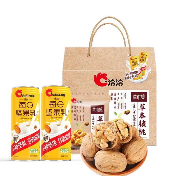 洽洽草本核桃礼盒草本核桃礼盒（内赠2罐坚果乳）（500g+240mL*2）6盒6盒