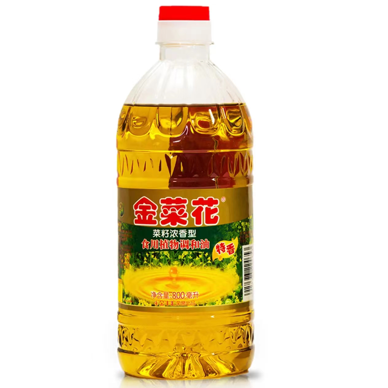 金菜花菜籽浓香型食用植物调和油800ml